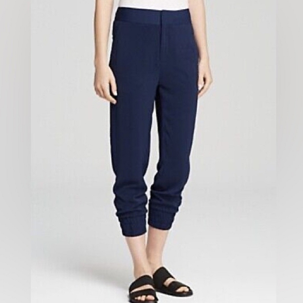 Helmut Lang Jogger Pants Women's Sz Medium Navy Blue
